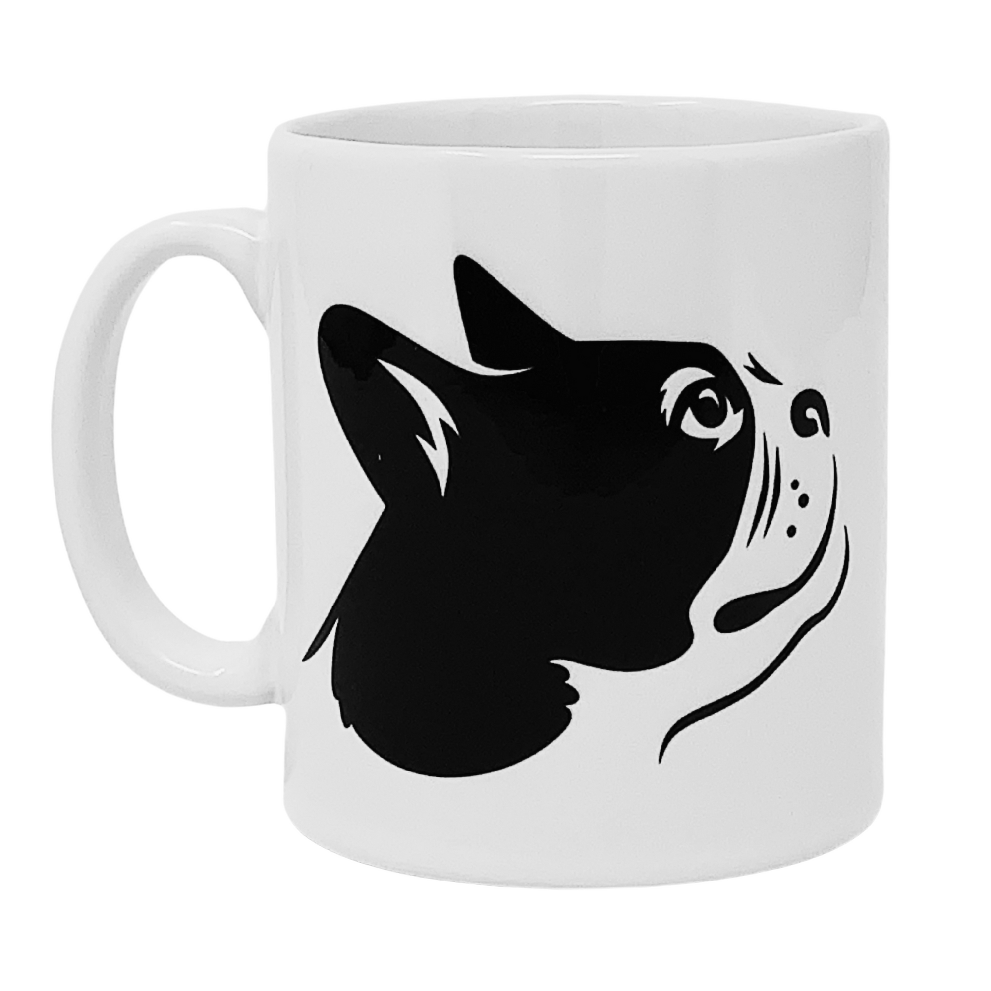 Boston Terrier Illustration Mug