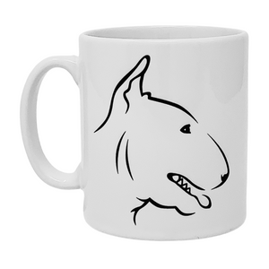 English Bull Terrier Illustration Mug