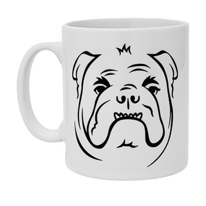 English Bulldog Illustration Mug