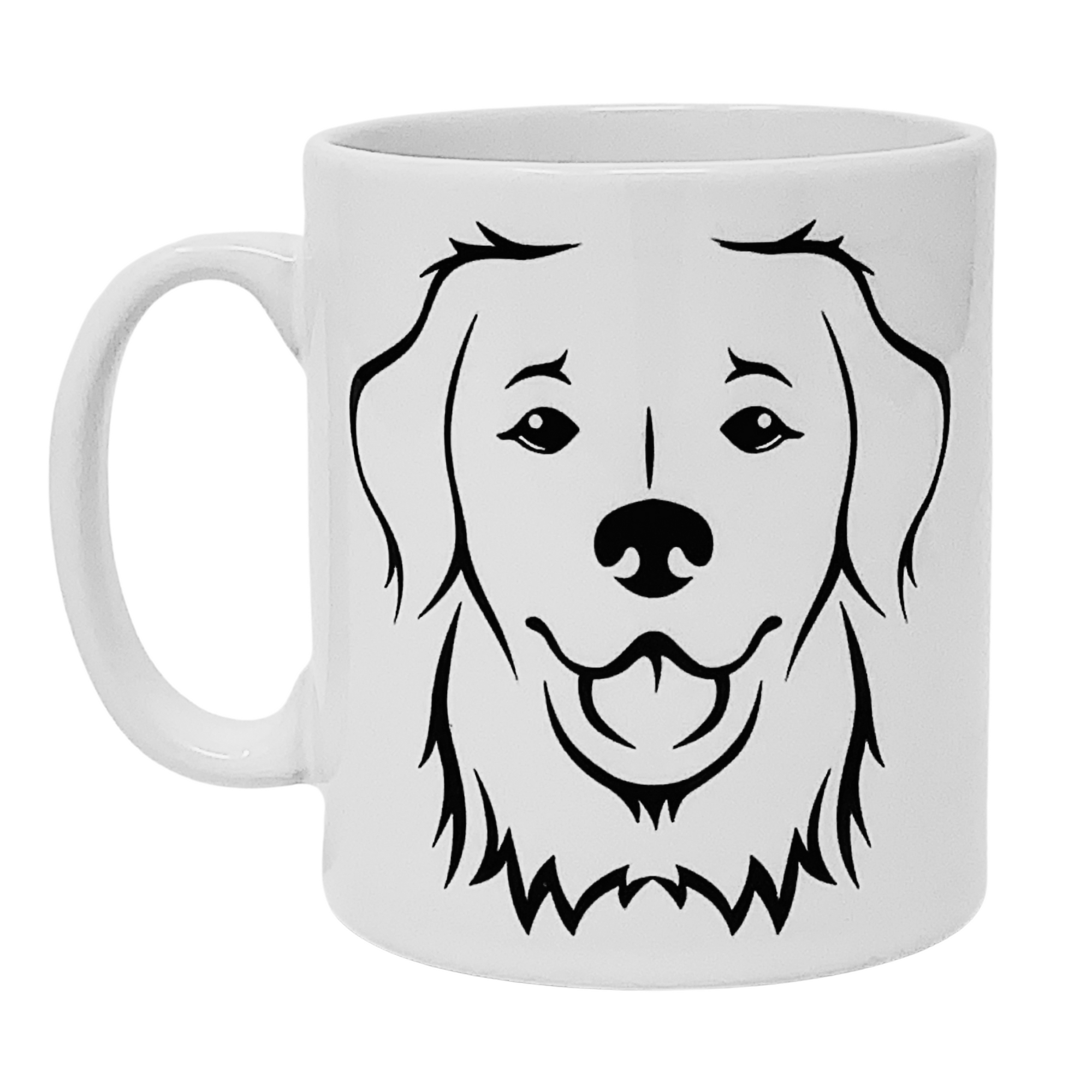 Golden Retriever Illustration Mug