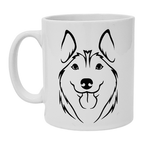 Husky Illustration Mug