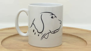 English Pointer Illustration Mug