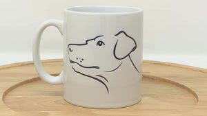 Doberman Illustration Mug