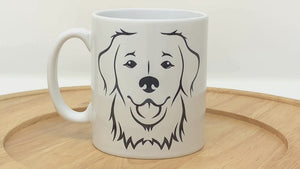 Golden Retriever Illustration Mug