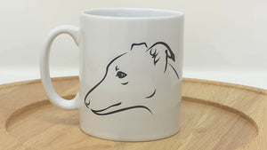 Whippet Illustration Mug