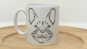 French Bulldog Illustration Mug