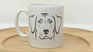 Rhodesian Ridgeback Dog Illustration Mug