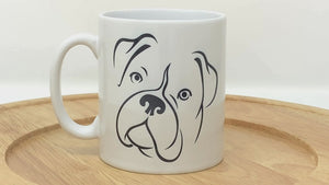 Boxer Illustration Mug