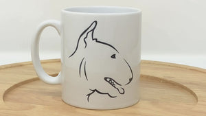 English Bull Terrier Illustration Mug