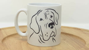 Great Dane Illustration Mug