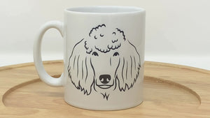 Poodle Illustration Mug