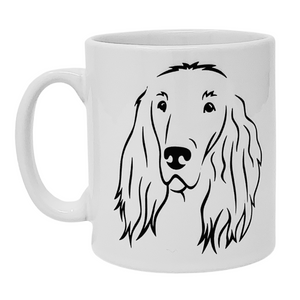 Irish Red Setter Illustration Mug