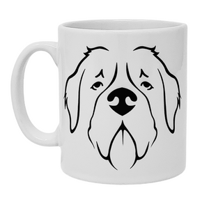 Saint Bernard Illustration Mug