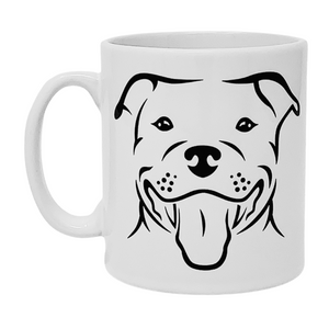 Staffordshire Bull Terrier Illustration Mug