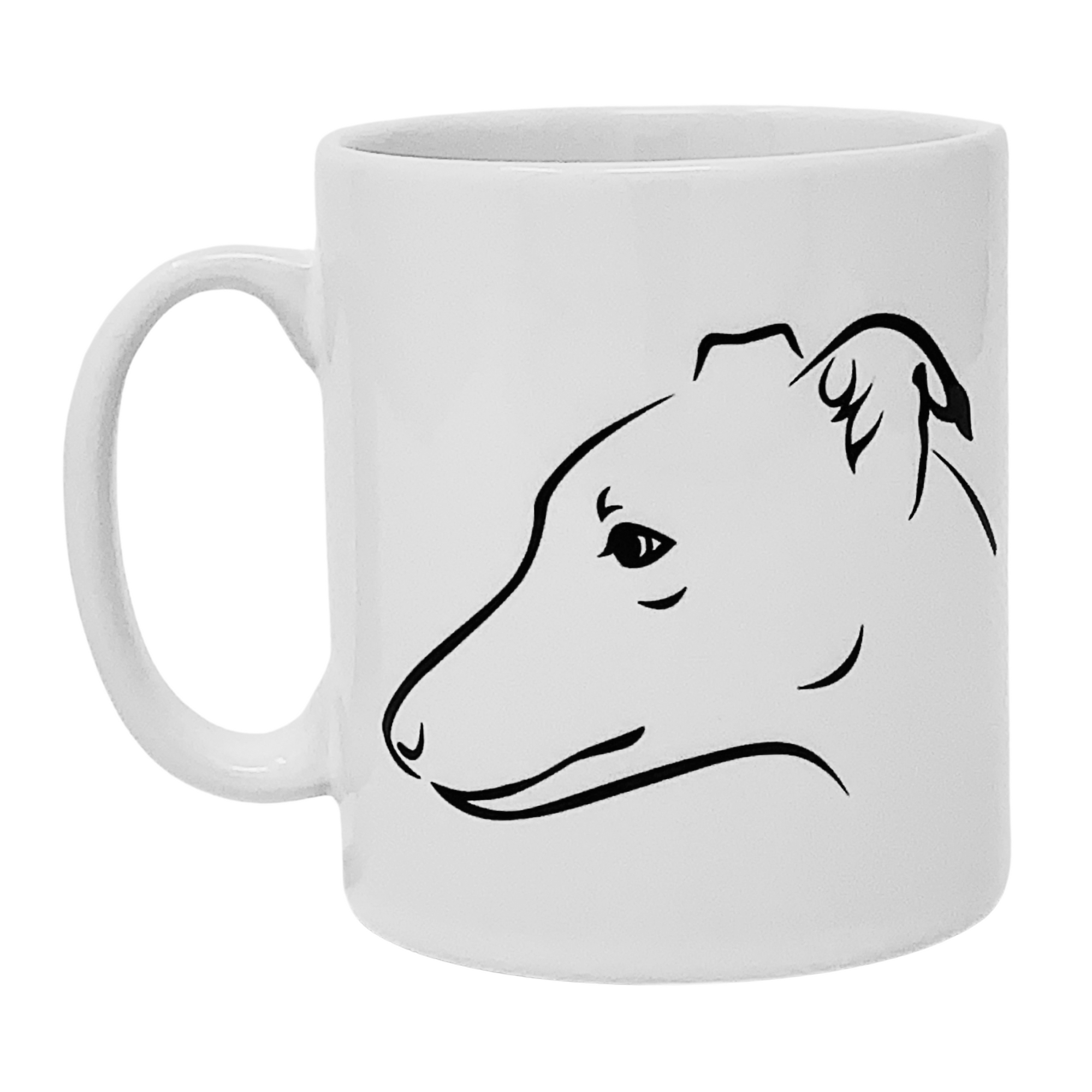 Whippet Illustration Mug